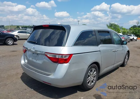 2011 Honda Odyssey Ex-L из США, поврежденный, VIN 5FNRL5H67BB077263
